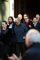 Michel Blanc Funeral - Paris