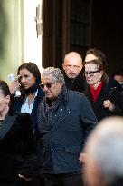 Michel Blanc Funeral - Paris