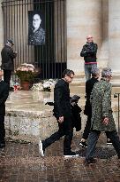 Michel Blanc Funeral - Paris