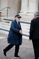 Michel Blanc Funeral - Paris