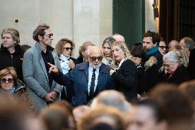 Michel Blanc Funeral - Paris