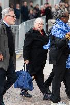 Michel Blanc Funeral - Paris