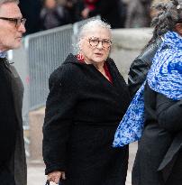 Michel Blanc Funeral - Paris