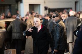 Michel Blanc Funeral - Paris