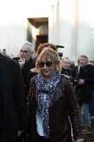 Michel Blanc Funeral - Paris