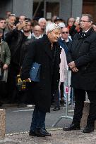 Michel Blanc Funeral - Paris