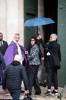 Michel Blanc Funeral - Paris