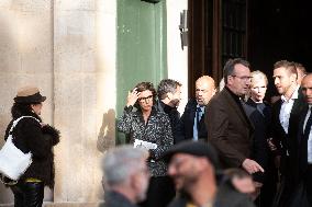 Michel Blanc Funeral - Paris