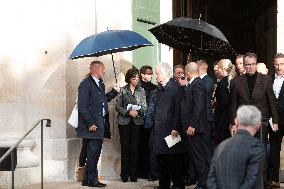 Michel Blanc Funeral - Paris