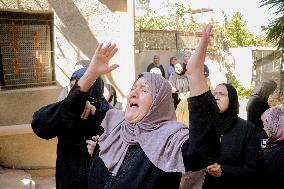 A Funeral Ceremony Held For Palestinian Ziad Abu Hlayel - West Bank