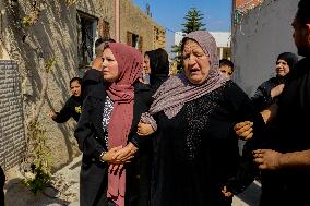 A Funeral Ceremony Held For Palestinian Ziad Abu Hlayel - West Bank