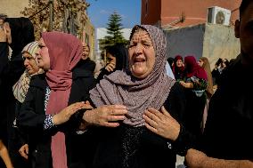 A Funeral Ceremony Held For Palestinian Ziad Abu Hlayel - West Bank