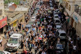 A Funeral Ceremony Held For Palestinian Ziad Abu Hlayel - West Bank