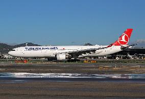 Airbus A330 On The Runway At Barcelona Airport