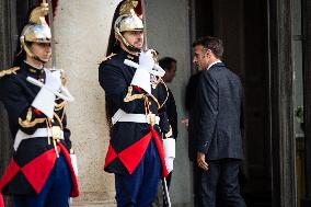 French President Macron Hosts Ukrainian President Zelensky In Paris