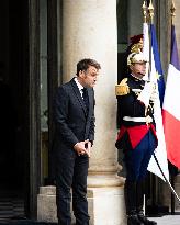 French President Macron Hosts Ukrainian President Zelensky In Paris