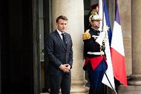 French President Macron Hosts Ukrainian President Zelensky In Paris