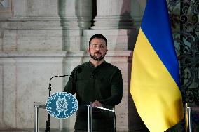 Giorgia Meloni Receive Zelensky At Villa Pamphilj