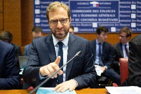 French Minister of Economy Hearing at the National Assembly - Paris