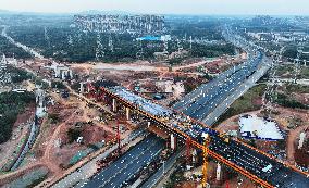 China First 350km/h Mixed-layer Bridge in Nanchang