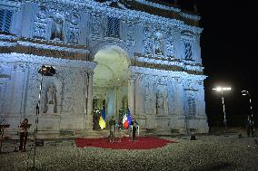 Villa Doria Pamphilj, statements to the press by the Prime Minister and the President of Ukraine