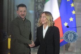 Villa Doria Pamphilj, statements to the press by the Prime Minister and the President of Ukraine