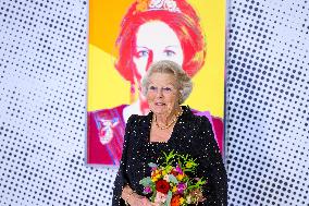 Princess Beatrix Attends 'Queens by Andy Warhol' Exhibition - Apeldoorn