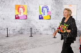 Princess Beatrix Attends 'Queens by Andy Warhol' Exhibition - Apeldoorn