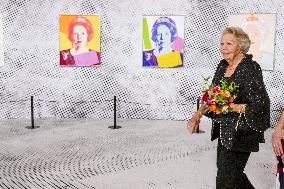 Princess Beatrix Attends 'Queens by Andy Warhol' Exhibition - Apeldoorn