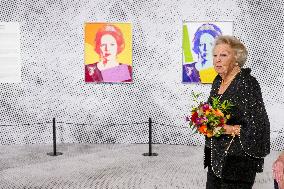 Princess Beatrix Attends 'Queens by Andy Warhol' Exhibition - Apeldoorn