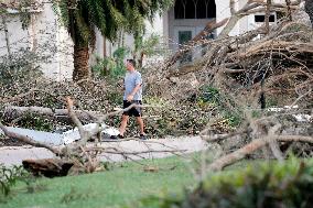 Damage from Hurricane Milton - FL