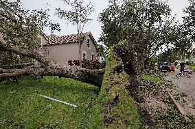 Damage from Hurricane Milton - FL