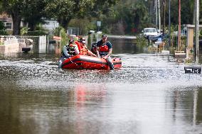 Damage from Hurricane Milton - FL