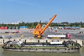 Siyang Port on the Beijing-Hangzhou Grand Canal in Suqian