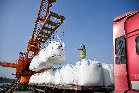 Siyang Port on the Beijing-Hangzhou Grand Canal in Suqian