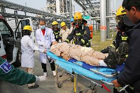 An Emergency Drill in Lianyungang