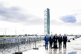 King Willem-Alexander And King Filip Open New Lock - Terneuzen