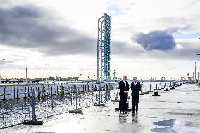 King Willem-Alexander And King Filip Open New Lock - Terneuzen