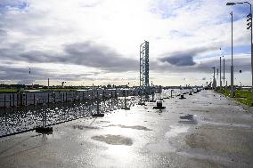 King Willem-Alexander And King Filip Open New Lock - Terneuzen