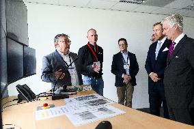 King Willem-Alexander And King Filip Open New Lock - Terneuzen