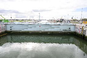 King Willem-Alexander And King Filip Open New Lock - Terneuzen