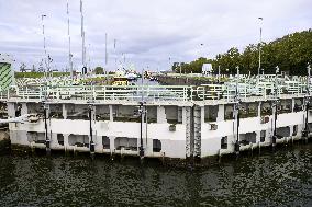 King Willem-Alexander And King Filip Open New Lock - Terneuzen