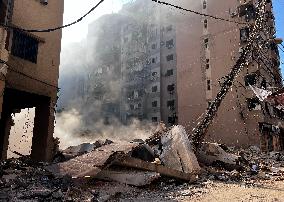 Buildings Destroyed By Israeli Air Strikes - Beirut