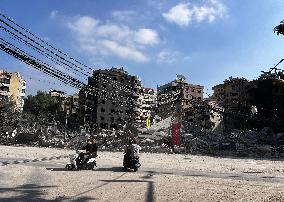 Buildings Destroyed By Israeli Air Strikes - Beirut