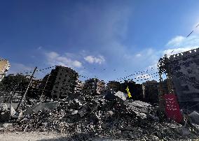 Buildings Destroyed By Israeli Air Strikes - Beirut