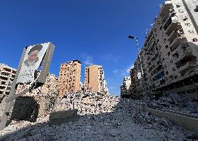 Buildings Destroyed By Israeli Air Strikes - Beirut