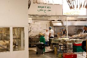 People Gather To Prepare Meals For Immigrants And Displaced Persons - Beirut