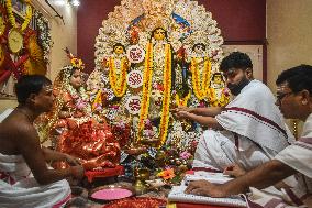 Kumari Puja On The Occasion Of Durga Puja Festival In Kolkata, India