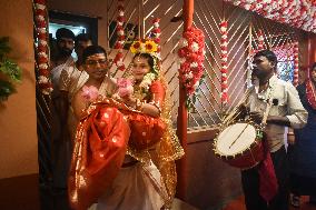 Kumari Puja On The Occasion Of Durga Puja Festival In Kolkata, India