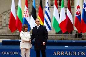 Meeting Of The Presidents Of The Arraiolos Group In Krakow